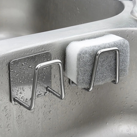 Stainless Steel Sponge Drain Rack - 304 Grade, Set of 1-2 Pieces