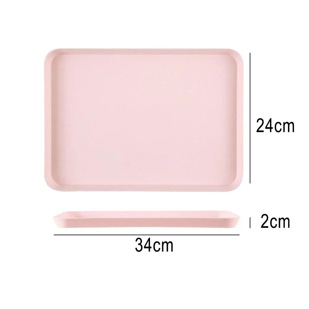 Rectangular Scratch-Resistant Anti-Slip Serving Tray