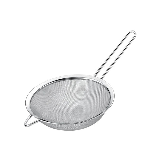 Stainless Steel Fine Mesh Oil Strainer and Flour Sieve (1/3/4 Pieces)