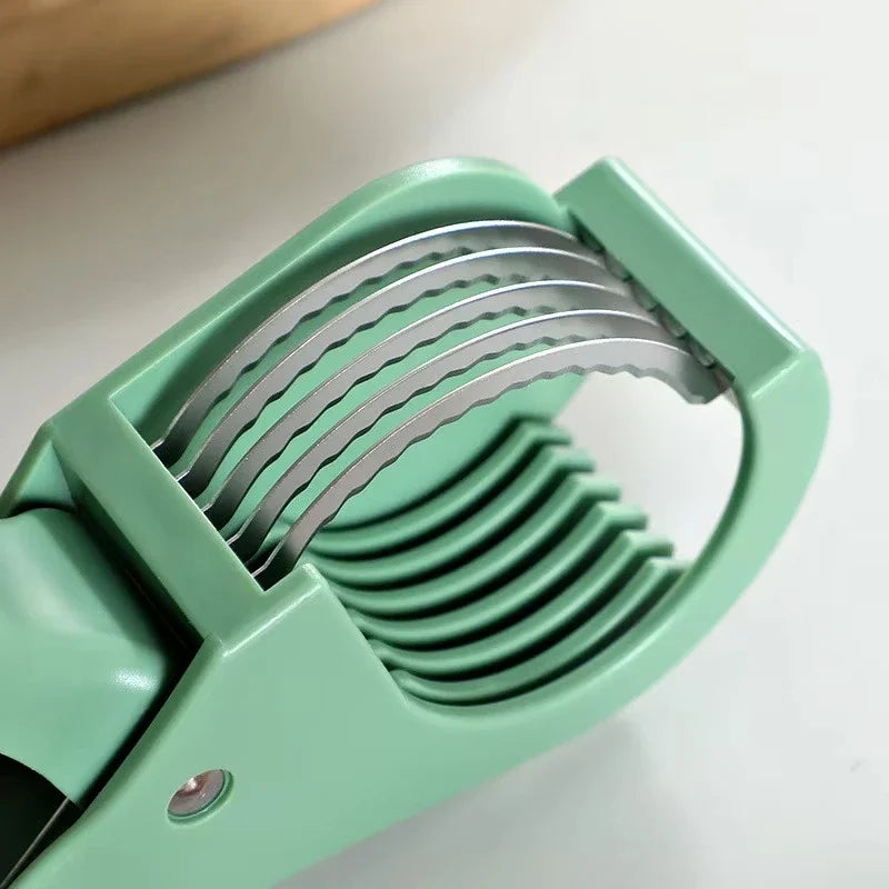 Stainless Steel Multi-Functional Vegetable and Fruit Slicer for Salad Preparation