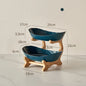 2/3 Tier Fruit Display Stand - Contemporary Plastic Snack Dish, Dried Fruit Basket, Candy Dish, Cake Stand, and Salad Bowl